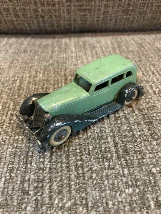 Vintage Tootsietoy Graham Sedan Green Diecast Toy Car
