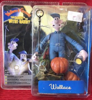 Wallace & Gromit 2005 Mcfarlane Action Figure Wallace Curse Of The Were Rabbit
