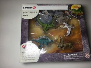 Dinosaurs Schleich Mini Dinosaurs With Discovery Puzzle.  Huge Saving