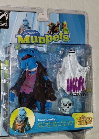 Muppets Show Misp Exclusive Uncle Deadly Jim Henson Tv Action Figure White Ghost