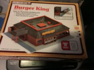 Life Like Train Burger King Building N Scale Box 1986