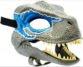 Jurassic World Velociraptor Blue Dino Rivals Mask With Tags