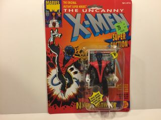 1991 Toy Biz Marvel Comics Uncanny X - Men Night Crawler Action Figure Moc