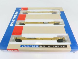 Ho Scale Walthers 932 - 34305 Dttx Ttx All Purposed Draw Barred 3 - Unit Husky Stack