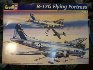 Revell B - 17g Flying Fortress Model Military Airplane Kit 1:48 Scale Open Kit