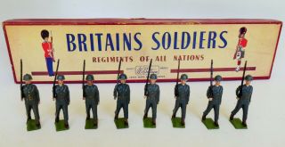 W.  Britains Soldier Infantry Regiments Of All Nations Metal Figure Set No.  2033