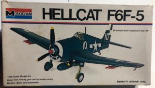 Monogram Hellcat F6f - 5 1/48 Open ‘sullys Hobbies’