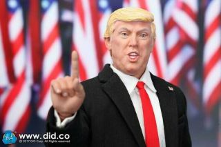 Donald Trump 1/6 Scale Figure by DID.  The 45Th President of the United States. 6