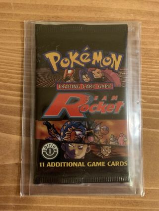 Pokemon Booster Pack Team Rocket 1st Edition