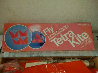 Vintage 1973 classic Alexander Graham Bell Tetra Kite 4 sail kite 2