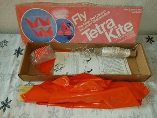 Vintage 1973 classic Alexander Graham Bell Tetra Kite 4 sail kite 3