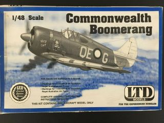 Ltd 1/48 Model Of The Commonwealth Boomerang