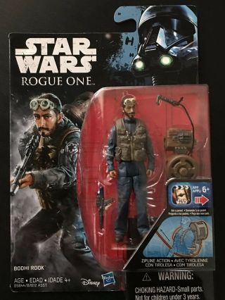 Star Wars Rogue One Rook Imperial Pilot Defector 3.  75 " Figure Wave 3