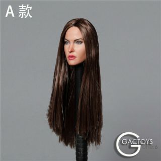 GACTOYS GC029 1/6 Beauty European Girl Megan Fox Head Carving Fit 12  Figure 3