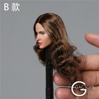 GACTOYS GC029 1/6 Beauty European Girl Megan Fox Head Carving Fit 12  Figure 5