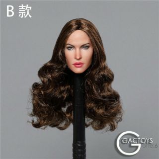 GACTOYS GC029 1/6 Beauty European Girl Megan Fox Head Carving Fit 12  Figure 7