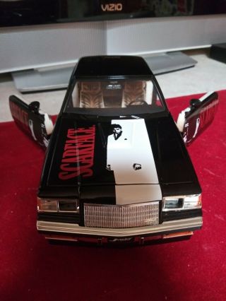 Jada Toys 1/18 Limited Edition " Scarface " 1987 Buick Regal Rare.  Last Chance