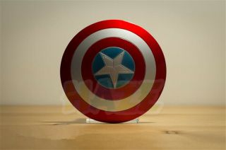 1/6 Captain America Shield 2.  0 Boucle de matériau en métal,  modèle à la main 2
