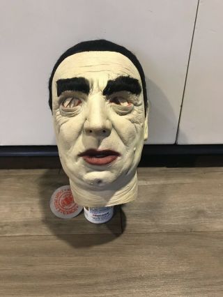 Don Post Studios Dracula Calendar Mask Reissue Bela Lugosi Universal Tagged