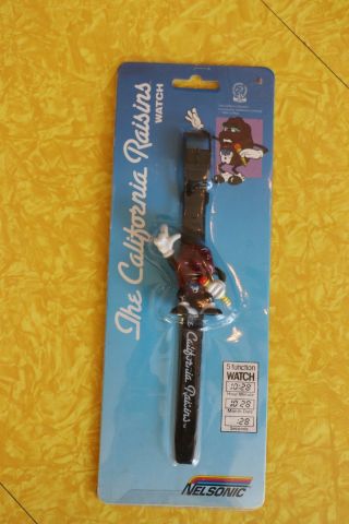 Two Vintage The California Raisins Watches,  In Packaging