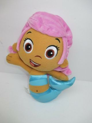 Nickelodeon Nick Jr.  Bubble Guppies 9 " Plush Molly Pink Hair Mermaid Toy Great