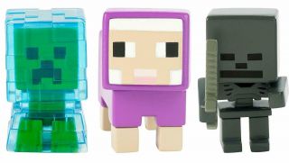 Minecraft Charged Creeper,  Sheep,  & Whither Skeleton Figure