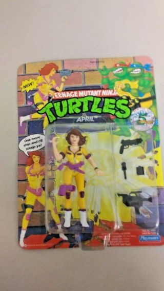 Wy0112 1992 Teenage Mutant Ninja Turtles April Asst.  No.  5000 Stock.  No.  5283