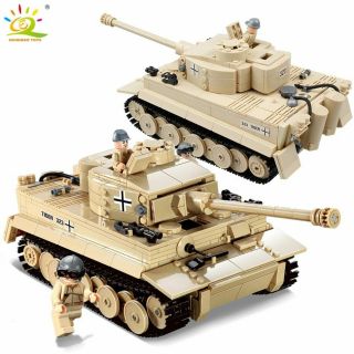 995pcs Military Germany King Tiger Tank Building Blocks Brick Lego Toys Freeship