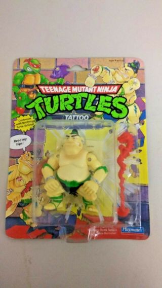 Wy0047 1991 Teenage Mutant Ninja Turtles Tatto Asst.  No.  5000 Stock No.  51