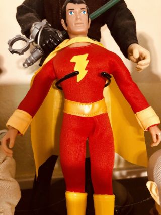 Mego 8” Shazam 1974 With Stand Body And Suit.
