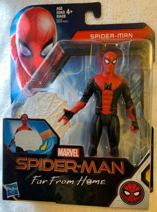Spider - Man 2 Far From Home 6 " Spider - Man Web - Spin Shield Action Figure