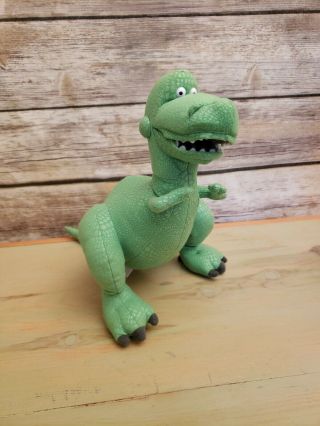 Toy Story Rex Dinosaur Plush Pixar Disney Parks Stuffed Toy T Rex Green - 11 "