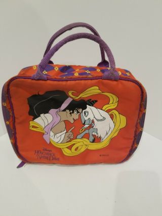 Vintage Disney The Hunchback Of Notre Dame Lunch Bag Box Esmeralda Backpack