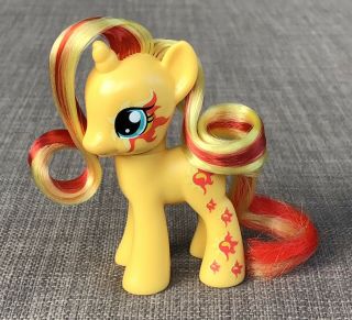 My Little Pony " Sunset Shimmer " Cutie Mark Magic 2014 G4 Brushable 3 "