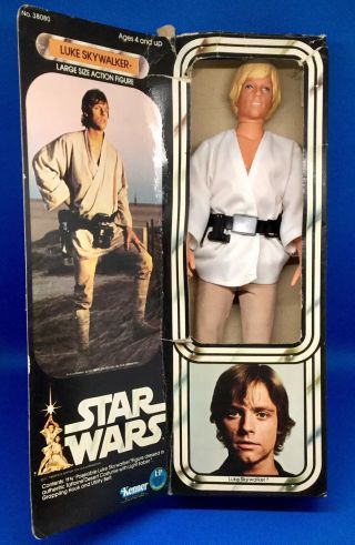 Vintage 1978 Star Wars Luke Skywalker 12 Inch Action Figure Kenner