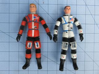 Mattel 1966 Major Matt Mason Man In Space 2 Figures Sergent Storm Very Fine