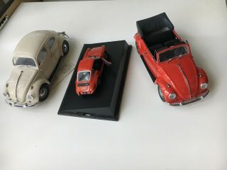 Vw Beetle And Porsche Diecast Models 1/25 - 1/43 Franklin - Other