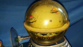 Old Vintage Tin Battery Operated Moon Patrol Space Toy From Japan 1960 7