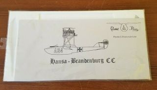 Classic Plane Hansa - Brandenburg Cc 1/72 Scale Model Bag Kit Vacuform