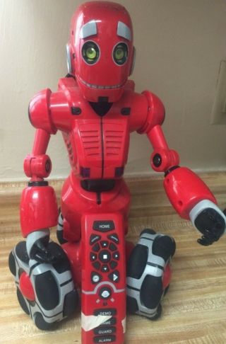 Wowwee Robotics Red Tribot Interactive Talking Robot Tri 15 " W/ Remote Control