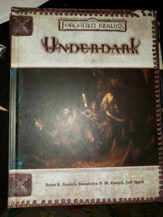 Underdark Forgotten Realms 3.  5 D&d Sourcebook Oop