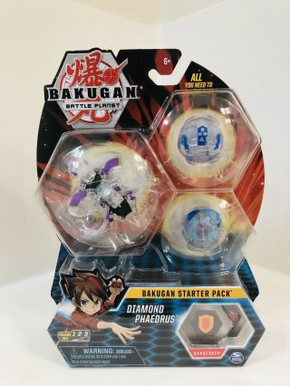 Bakugan Battle Planet Brawlers Wave 6 Starter Pack Ultra Diamond Phaedrus