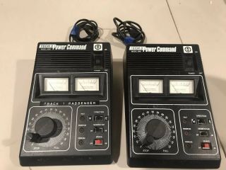 (2) Two Tech 3 Power Command Train Controllers (model: 9000) Powers Up