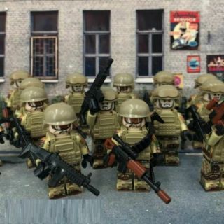 U.  S.  Special Forces Army Military Minifigure Weapons Lego