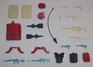 1986 Gi/g.  I Joe Battle Gear Accessory Pack 4 23 Weapons 100 Complete Cobra Jtc
