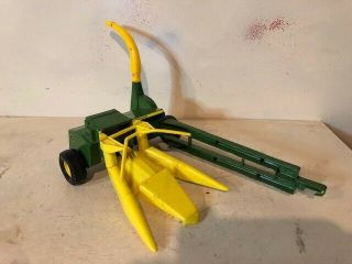 John Deere Forage Harvester For A Tractor 1/16 Jd With Corn Head Near