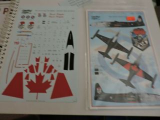 Leading Edge Decals 1/48th Scale Sheet T - 33 Silver Star 414 Sqn 48 - 42