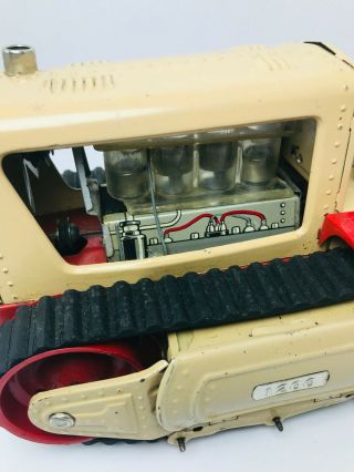 50s Nomura Robot Tractor Vintage Battery Operated Tin Toy 8