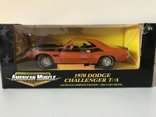 Ertl American Muscle Series 1/18 Scale 1970 Dodge Challenger T/a