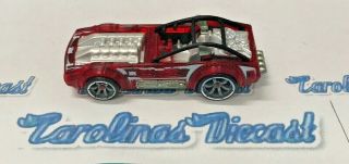 Vhtf Hot Wheels Acceleracers " Piledriver " In Exclusive Transparent Red